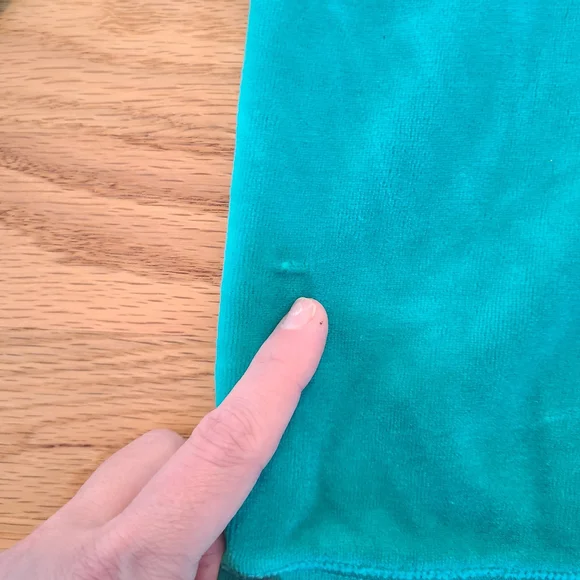 Juicy Couture Green and Pink Hoodie, Sz M - Picture 5 of 7